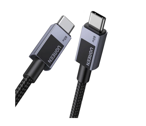 UGREEN Kabel USB-C do USB-C L524 60W PD 1m szary - 1489157 - zdjęcie 2